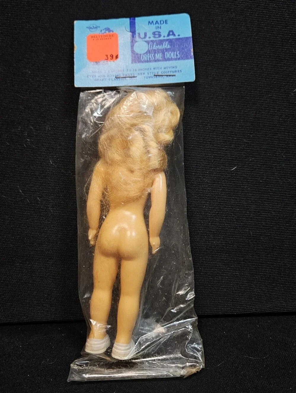 Set of 5 Vintage  Dress Me Dolls.